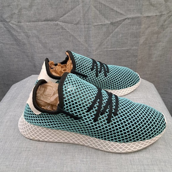%Adidas Original Parley Shoe 13 Blue Mens Deerupt / A 51 main image 8